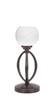 Marquise 1 Light Table Lamp In Dark Granite (2410-DG-4101)