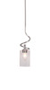 Capri 1 Light Mini Pendant In Brushed Nickel (901-BN-300)