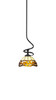 Capri 1 Light Mini Pendant In Matte Black (901-MB-9975)
