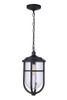 Voyage 1 Light Outdoor Pendant in Midnight (ZA4721-MN)
