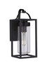 Neo 1 Light Small Outdoor Wall Lantern in Midnight (ZA4804-MN)