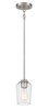 Shayna 1 Light Mini Pendant in Brushed Polished Nickel (56191-BNK)