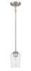 Shayna 1 Light Mini Pendant in Brushed Polished Nickel (56191-BNK)