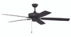 Outdoor Super Pro 60 60" 5-Blade Indoor/Outdoor (Wet) Ceiling Fan in Espresso w/ Espresso Blades; Light Kit Optional (Not Included) (OS60ESP5)