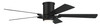 Wyatt 1 Light 52" Outdoor Ceiling Fan In Flat Black (WYT52FB5)