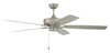 Super Pro 60" Outdoor Ceiling Fan In Painted Nickel (OS60PN5)