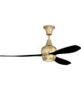 Bordeaux 1 Light 52" Indoor Ceiling Fan In Satin Brass (BRD52SB3-FB)