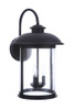 O'Fallon 3 Light Extra Large Outdoor Wall Lantern in Dark Bronze Gilded (ZA3234-DBG)