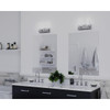Goodwin Collection Two-Light Polished Chrome Modern Vanity Light with Clear Glass (P300387-015)