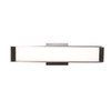 Fjord Brushed Steel LED Vanity (62480LEDD-BS/OPL)