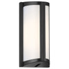 Margate Black Outdoor LED Wall Light (20110LEDDMG-BL/ACR)