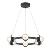 Biscayne 12-Light LED Chandelier in Matte Black (1-4486-12-89)