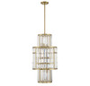 Rohe 8-Light Pendant in Warm Brass (3-2226-8-322)
