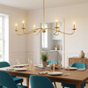 Savoy House 6-Light Chandelier in Natural Brass (M100119NB)
