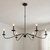Savoy House 6-Light Chandelier in Matte Black (M100119MBK)