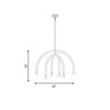 Savoy House 6-Light Chandelier in Matte Black (M100115MBK)