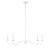 Savoy House 5-Light Chandelier in Bisque White (M10085BQW)