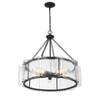 Savoy House Genry 5-Light Pendant in Matte Black (1-8200-5-89)