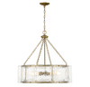 Genry 5-Light Pendant in Warm Brass (1-8200-5-322)