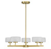 Falster 5-Light LED Chandelier in Warm Brass (1-5409-5-322)