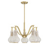 Adams 5-Light Chandelier in Warm Brass (1-4419-5-322)