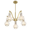Adams 5-Light Chandelier in Warm Brass (1-4419-5-322)
