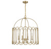 4-Light Pendant in Natural Brass (M7029NB)