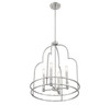Diplomat 4-Light Pendant in Satin Nickel (3-6612-4-SN)
