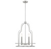 Diplomat 4-Light Pendant in Satin Nickel (3-6612-4-SN)