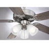 52" 3-Light Ceiling Fan in Brushed Nickel (M2021BNRV)