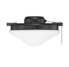 2-Light Fan Light Kit in Matte Black (M2027MBK)