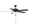 52" 2-Light Ceiling Fan in Oil Rubbed Bronze (M2018ORBRV)