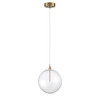 1-Light Pendant in Natural Brass (M70114NB)