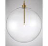1-Light Pendant in Natural Brass (M70114NB)