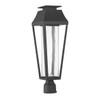 Brookline LED Outdoor Post Lantern in Matte Black (5-356-BK)
