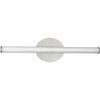 Phase 3 Collection 24 in. Brushed Nickel Medium Modern 3CCT Integrated LED Linear Vanity Light (P300411-009-CS)