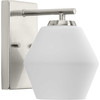 Copeland Collection One-Light Brushed Nickel Mid-Century Modern Vanity Light (P300430-009)