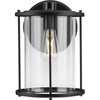 Gunther One-Light Matte Black Modern Farmhouse Large Wall Lantern (P560058-31M)