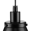 Hinton Collection One-Light Matte Black Modern Farmhouse Pendant (P500383-31M)