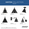 Hinton Collection One-Light Matte Black Modern Farmhouse Pendant (P500383-31M)