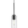 Cofield Collection One-Light Matte Black Transitional Pendant (P500403-31M)