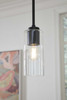 Cofield Collection One-Light Matte Black Transitional Pendant (P500403-31M)