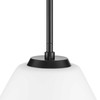 Copeland Collection One-Light Matte Black Mid-Century Modern Pendant (P500409-31M)