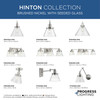 Hinton Collection One-Light Brushed Nickel Modern Farmhouse Pendant (P500384-009)