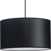 Markor Collection Three-Light Black Parchment Shade Transitional Pendant (P500387-193)