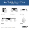 Copeland Collection Four-Light Matte Black Mid-Century Modern Vanity Light (P300433-31M)