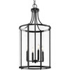 Gilliam Collection Four-Light Matte Black New Traditional Hall & Foyer (P500391-31M)