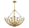 Birch 6-Light Pendant in Burnished Brass (7-4199-6-171)