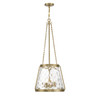 Crawford 4-Light Pendant in Warm Brass (7-1804-4-322)
