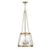 Crawford 4-Light Pendant in Warm Brass (7-1804-4-322)